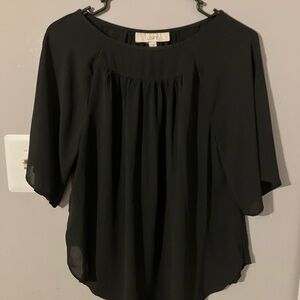 LOFT Women's Elegant Black Blouse